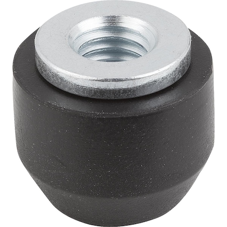 Kipp Thrust Pad M08 Neoprene, Comp:Steel K0104.08